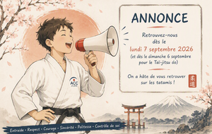 🥋 Saison 2026-2027 : l'ACC Judo fait sa rentrée !