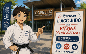 📣 Retrouvez l'ACC Judo le 5 septembre à la Vitrine des Associations !