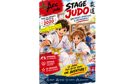 🥋 STAGES JUDO VACANCES D'AUTOMNE 🍂